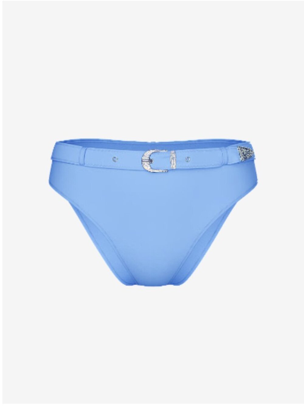 Victoria's Secret PINK Swim Pale Blue Cheeky Bikini Bottom Decorative Buckle, S